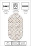 Digital Print Washable Non-Slip Sole Stain Resistant Oval Kitchen Rug Living Room Rug and Runner Rug - 2