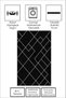 Digital Printing Washable Non-Slip Base Black Living Room Carpet Kitchen Carpet Runner - 3