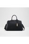 Women's Black Satchel Bag Handbag With Single Compartment - 4