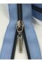 Tracksuit Coat Zipper 70 Cm Blue - 6