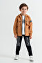 Coffee Hooded Jacket and T-Shirt Boys' 3-Piece Set - 4