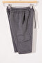 Anthracite Cargo Pocket Boys' Shorts with Elastic Waist 18801 - 4