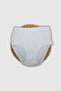 3092 Model White Silver Women's Striped Bato - Pack of 12 - 4