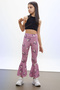 Pink Heart Patterned Spanish Leg Girl's Tights 18189 - 2