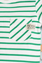 Green Striped T-Shirt Baby Boy Set with Jean Shorts 18523 - 3