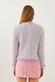Women's Baby Blue Fringed Knitwear Cardigan 20246205 - 7