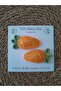 Carrot & Strawberry Figured 2-Piece Hand Knitted Baby and Child Snap Buckle Set 4 cm