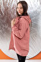Girl's Parachute Cardigan - Pink, Hooded and Zippered 18497 - 6