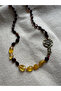 Nazar Repellent Drop Amber Necklace Special Design Adult Amber Necklace - 5