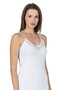 Özkan 22813 3 Pack Women's Cotton Modal Tulle Detailed Thin Strap Athlete - 5