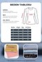 Women's Crew Neck Contrast Line Detailed Regular Fit Knitwear Sweater Black-Purple 24W106 - 6