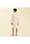 Solid Bamboo Unisex Bathrobe Powder - 4