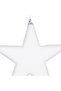 Christmas Ornament, Star, White - Set of 2, 19 cm - 2