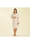 Solid Bamboo Unisex Bathrobe Powder - 2