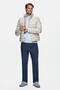 Northwin Beige Zippered and Pocketed Polyester Standard Fit Men's Coat - 4