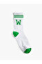 College Socket Socks Embroidered