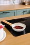 X Refika Swiss Crystal Almond Cream Non-Stick Induction Base Pan with 0 Oil and Non-Flammable Material 16 cm - 3