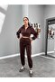 Zippered Crop Tracksuit Set - 4