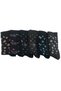 Women's Winter Colorful Patterned Long Towel Socks 6 Pairs Assortment Set