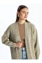 Shawl Collar Plain Long Sleeve Oversize Women's Knitwear Cardigan (W4) - 2