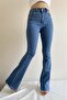 High Waist Recovery Lycra Jeans - Flared Leg Flare Jeans