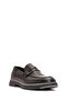 Men's Black Leather Casual Loafer 24Wfd 688318 - 6