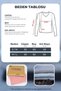 Women's Ecru V-Neck Contrast Line Detailed Comfortable Fit Thessaloniki Knitwear Sweater 22wk209 - 7
