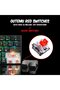 Cosmic Byte CB-GK-32 Themis 61 Key RGB Gaming Keyboard, Outemu Red Switches (Black) - 2