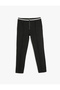 Basic Leggings with Elastic Waist, Stitching Detail, and Zipper