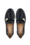 Women's Genuine Leather Black Floater Loafer Shoes - 5