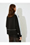 X Inji - Half Zipper Slogan Color Block Comfortable Fit Sweatshirt - 5