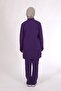 Lycra Nurse Uniform Hijab Single Top Purple - 4