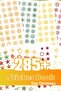 New Year Sticker, 285 Piece Sticker Set, Sticker Notebook, Sticker Book, New Year Ornament, New Year Decoration