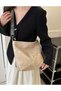 Women's casual comfortable bag with slouchy soft leather and shoulder strap - 4