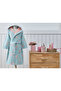 Junior Flamingo Hooded Velvet Children's Bathrobe Age 11/12 - 2