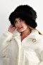 Women's furry bucket hat rkş-15 black - 3