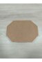 صندوق صغير مثمن خشبي MDF خام غير مطلي - 2