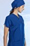 Lycra Bat Sleeve Nurse Jersey Single Top Cobalt Blue - 3