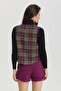 Double Sided Bohemian Vest Black - Purple - 4