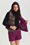 Double Sided Bohemian Vest Black - Purple
