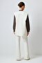 CREPE VEST WITH BUTTON DETAIL - 5
