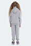 Lisey Unisex Kids Tracksuit Set Stone Gray - 2