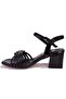 Dza07- 928055 Bb Black Classic Heeled Women's Shoes - 3