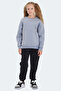 Lone Unisex Children's Sweatshirt Stone Gray - 7