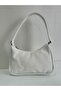White Baguette Bag Women's Bag with Strap