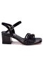 Dza07- 928055 Bb Black Classic Heeled Women's Shoes - 2