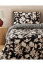 Grandiflora Digital Printed Soft Cotton Single Duvet Cover Set Anthracite-Terracotta - 4