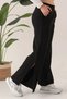 Women's Pocket Slit Sweatpants Trousers - 4