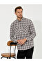 Light Brown Regular Fit Long Sleeve Shirt 50259474-Vr002