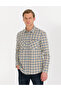Beige Regular Fit Long Sleeve Shirt 50260373-Vr011 - 3